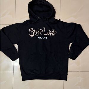Karol G “Strip Love Tour” Black Hoodie Sweatshirt Size M